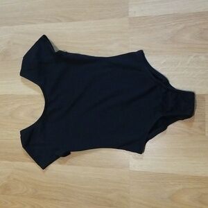 George pullover black bodysuit girls medium 7-8 EUC